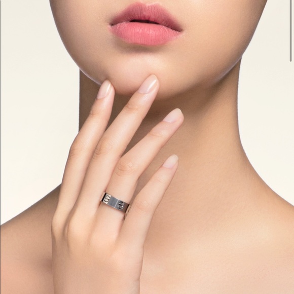 Silver Screw Love Ring - Picture 4 of 8